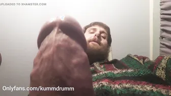 Chubby Bear Gives Sloppy POV Blowjob and Takes Big Cock Down His Throat