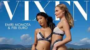 Vixen featuring Fibi Euro and Emiri Momota's big ass movie