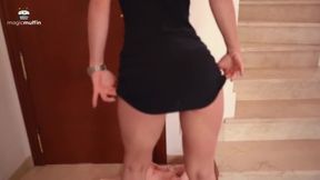 Cumming in Panties Before Shopping - POV Role Play with Kinky Rubbing