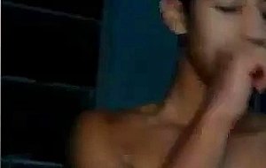 Beautiful amateur twink jerk and cum