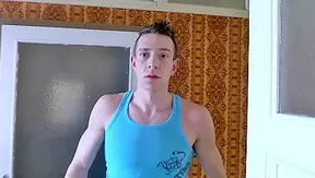 Moans and Muscle - Shredded Dude Takes a MONSTER Cock - Debt Dandy