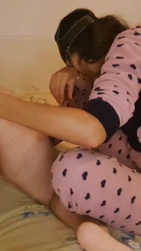 Emotional moment from &quot;Romanian Porn. Amateur couple prostate milking. Femdom Mistress I Love A Man Who Can Take A Fist&quot;