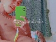 Young Asian Mirror Video Selfie