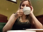 Remote Vibrator in Public Place - Letty Black