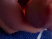 Delicious Slow Motion POV Cum Sissy Trainer Ejaculate Pure White Load