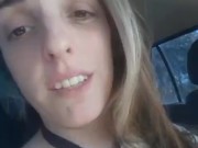 AMATEUR HOTWIFE. HUMILLA A SU CORNUDO MIENTRAS MAMA OTRA VERGA EN EL AUTO