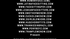 Kelly Divine in hot nude femdom facesitting jeans face sitting ass worship pussy licking ass licking to orgasm face smothering and verbal humiliation 554