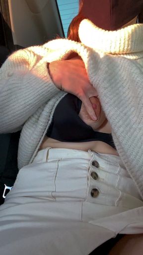 Masturbating in Uber Taxi