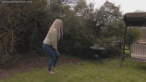 Lillie Has An Outdoor Jeans Wetting Accident