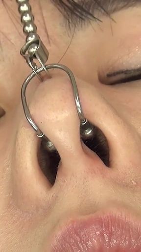 POV: Yuki Makimura Penetrates Her Nose and Drips Snot on You in Her Living Room