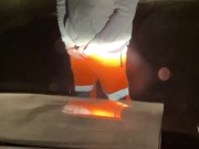 Piss stop in the van