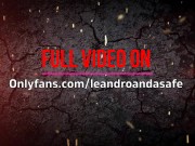 Putting only the head of the thick cock in the ass of the passive