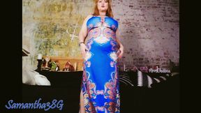 Dancing BBW Giantess Goddess Samantha 38g Verbal Humilation MP4