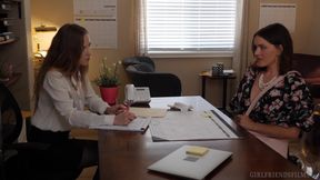 Krissy Lynn devours her lawyer after winning divorce case - GirlfriendsFilms