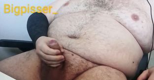 Superchub Blowing Big Load From Uncut Dirty Cock