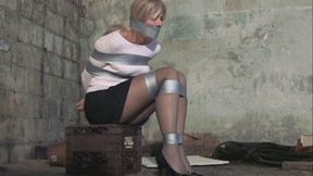 2405GRLX2-Taped up and gagged next to the missing MILF