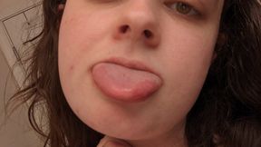 Checking my teeth, tongue, and throat wmv