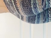 Twerking in leggings