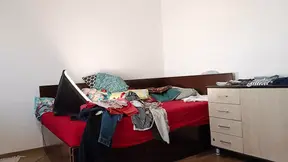 Sexy wife does housework naked. Hairy brunette pussy, big ass, big tits.