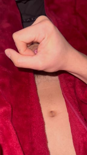 Eating my cum for breakfast