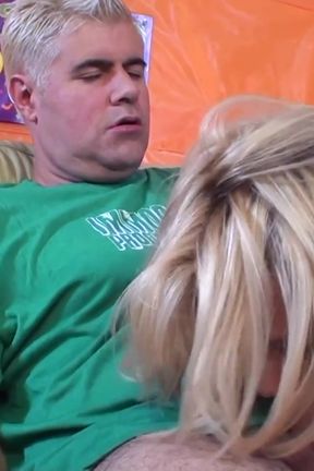Alanah Rae fucks Dan and his real-life stepson!