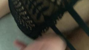 My young lover fingers my husband