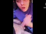 Gran mamada en el coche