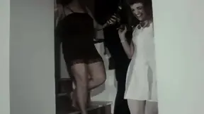 Vintage sluts take three cocks