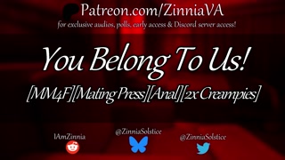 [MM4F] Letting 2 Of Your Dad's Coworkers Take Turns Fucking You [Mating Press][Doggystyle]