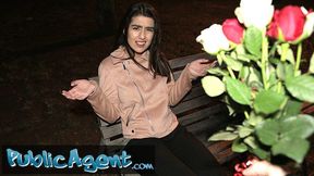 Public Sex Aaeysha gets fucked on Valentines Day in a hotel room