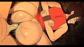 Azula dando o cu gozado