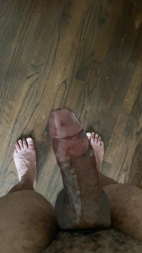 Noisy Edging session on my big dick