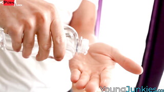 Mona Azure's Bubble Butt Gets Pierced And Filled With Hot Wax - POV