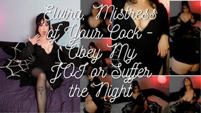 Elvira, Mistress of Your Cock: Obey My JOI or Suffer the Night