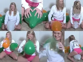 Holly Finger Nails Pops Balloons