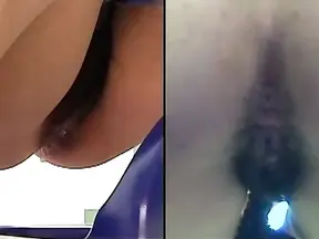 Sizzling Asian Beauty Gets Roughly Fucked Inside Costal Restroom Stall