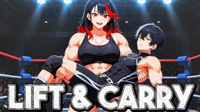 Princess Carry Humiliation - Rika Owns Your Body Like Its Hers | Mixed Wrestling & Fighting