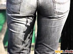 Desperate bus stop pant-wetting accident