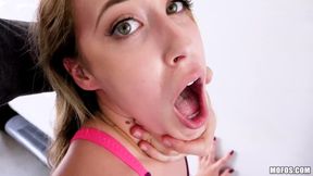 Sporty teen Levi Cash gets fucked by Kimber Lee for cash