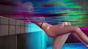 Milana in a Bikini for Pool Hentai - Experience Cowgirl Sex with Big Tits Play, Intense Doggystyle POV, and Missionary in Water