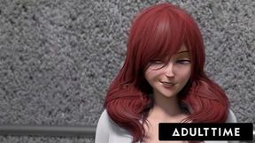 CUSTOMER SERVICE Big Titty Futanari Sex Addict Gives Coworker GUSHING CREAMPIE After Being Fired!