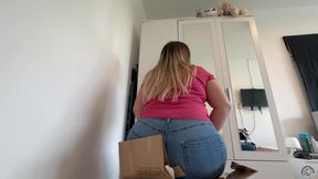 Giantess Fart Butt Crush on Cardboard House