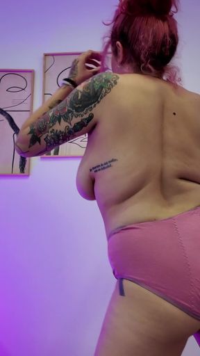 4K Trying on Panties in the Pussy Fetish Camel Toe Closeups