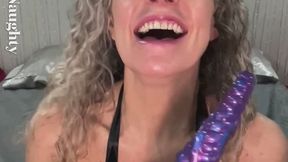 Unboxing a tentacle dildo