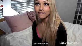 Dutch MILF gives hubby a surprise blowjob on a blind date