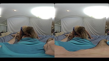 Stepmom asks for lotion and finds a hard cock!