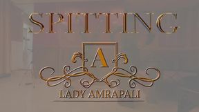 SPITTING  Total lenghts 4:56 minutes Bdsm Slave ?? Spucke Anspucken  Lady Amrapali  Herrin Mistress Domina