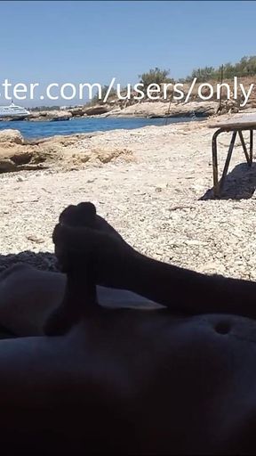 Masturbation on The Beach