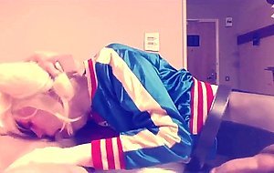 Suicide Squad Harley Quinn crossdresser suck and swallow