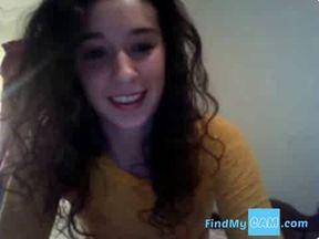 Shy Girl with Big Tits Masturbates on Webcam